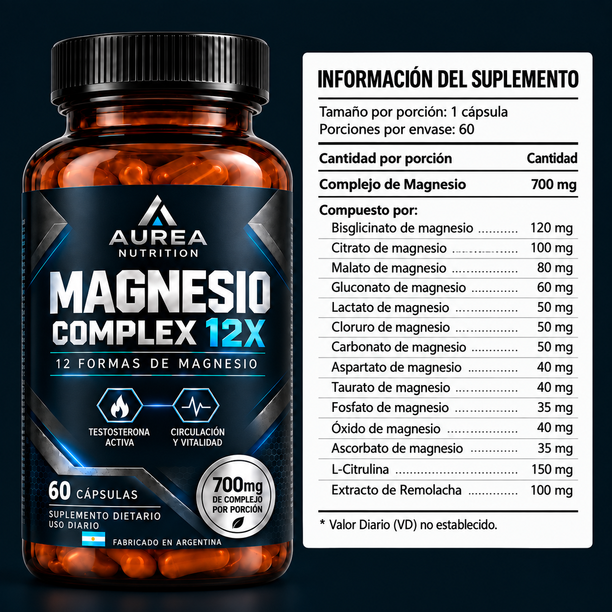 MAGNESIO COMPLEX 12X