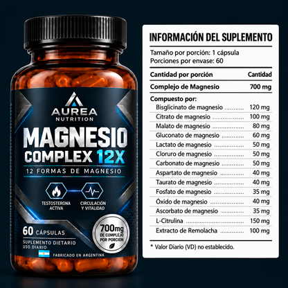MAGNESIO COMPLEX 12X